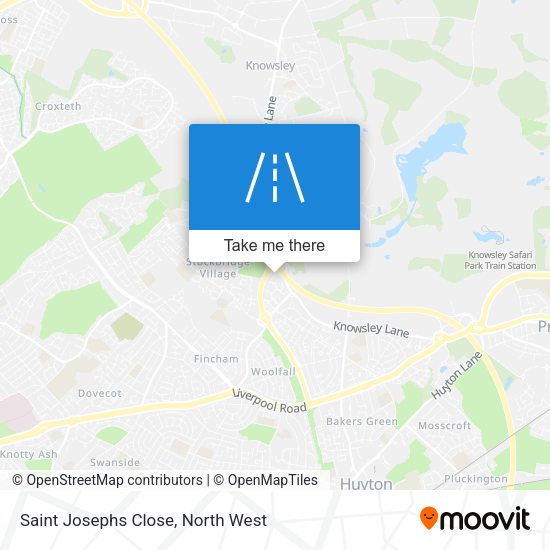 Saint Josephs Close map
