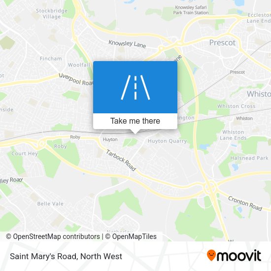 Saint Mary's Road map