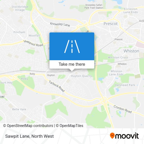 Sawpit Lane map