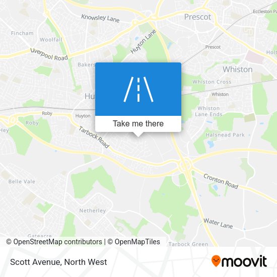 Scott Avenue map