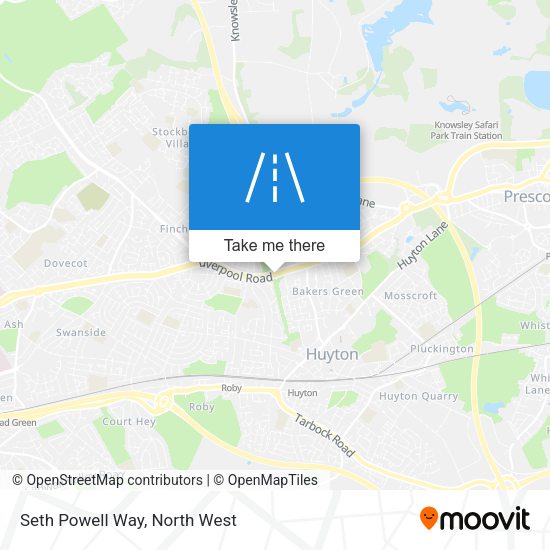 Seth Powell Way map