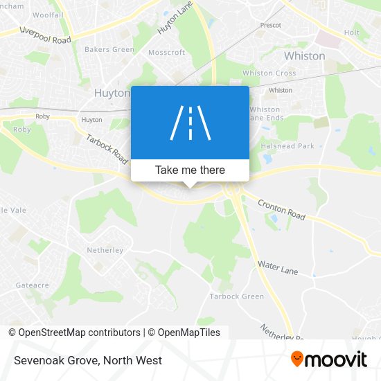 Sevenoak Grove map