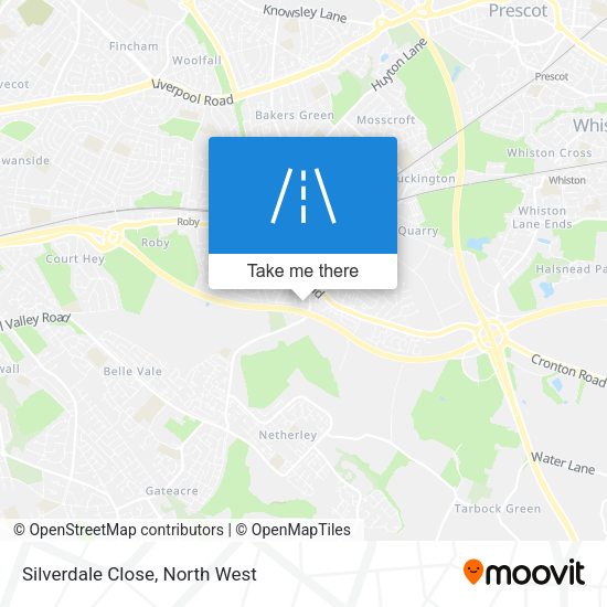 Silverdale Close map