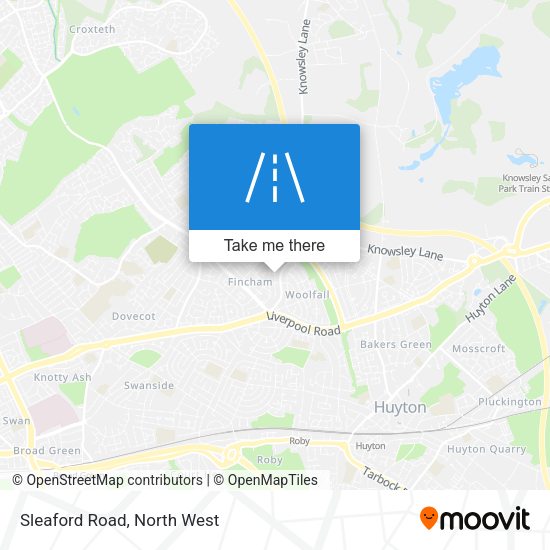 Sleaford Road map
