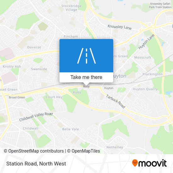 Station Road map