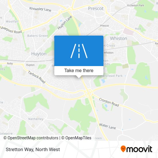 Stretton Way map