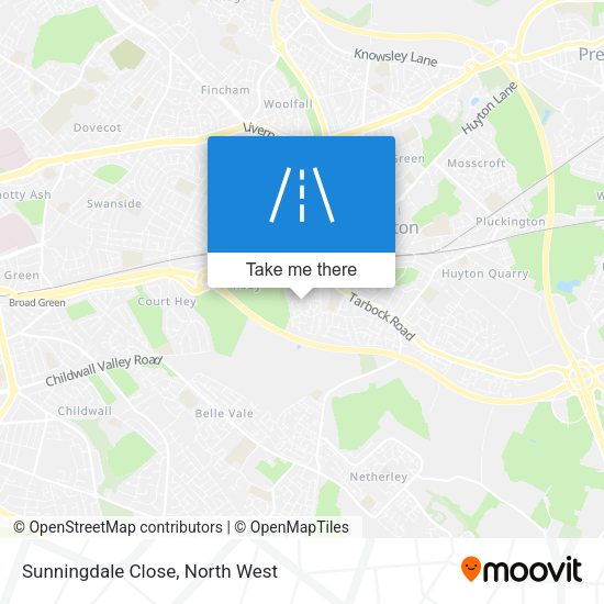 Sunningdale Close map