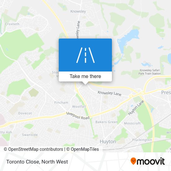 Toronto Close map
