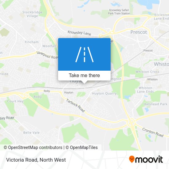 Victoria Road map