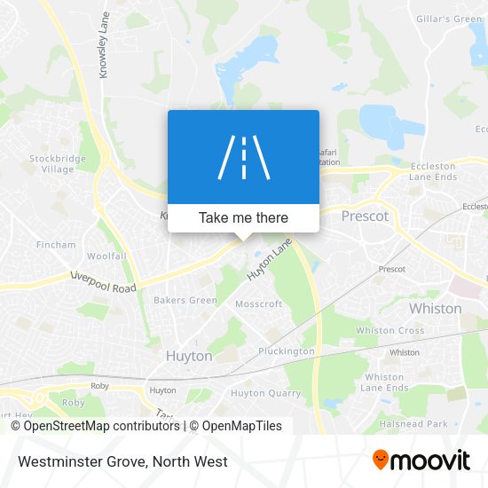 Westminster Grove map