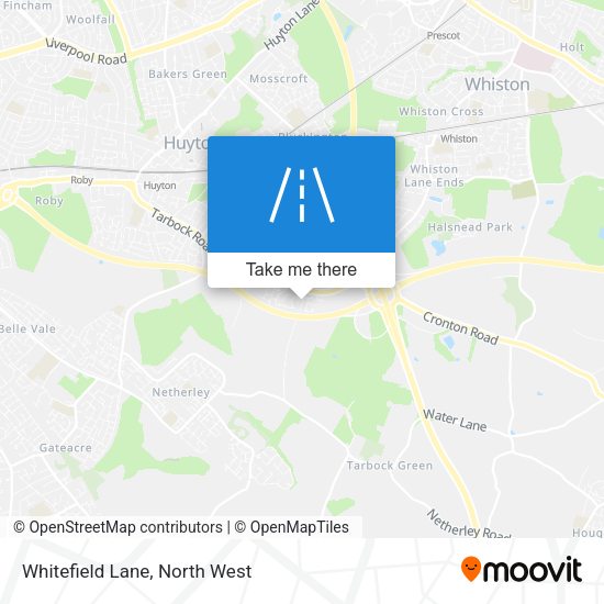 Whitefield Lane map
