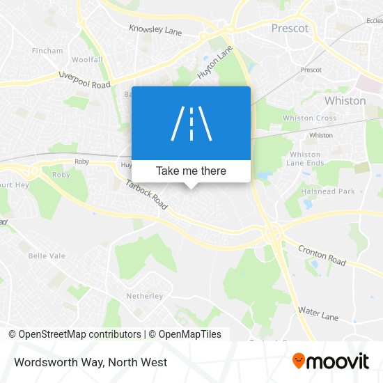 Wordsworth Way map
