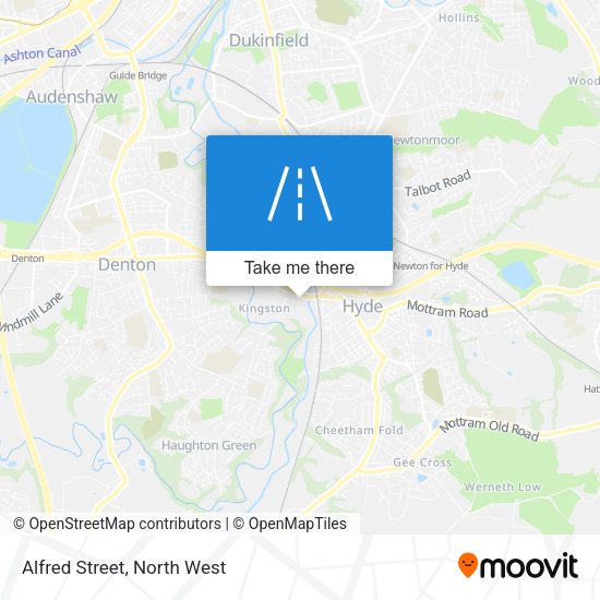 Alfred Street map