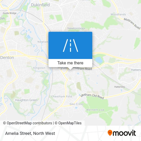 Amelia Street map