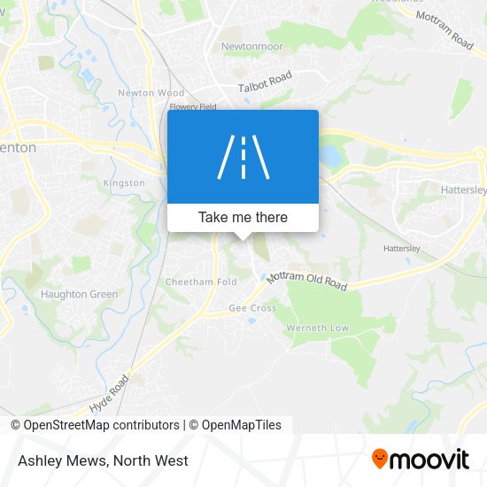Ashley Mews map