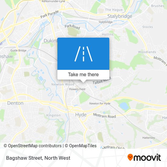 Bagshaw Street map
