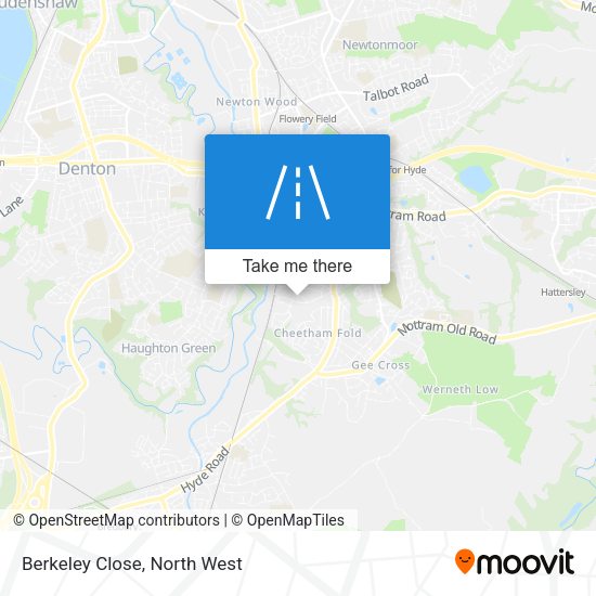 Berkeley Close map