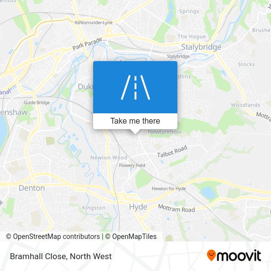 Bramhall Close map