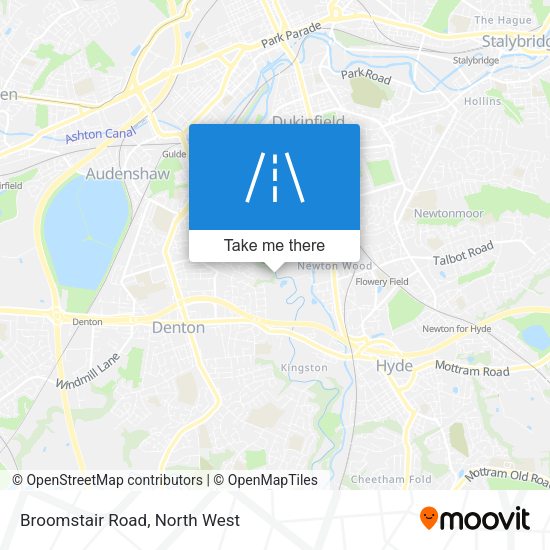Broomstair Road map