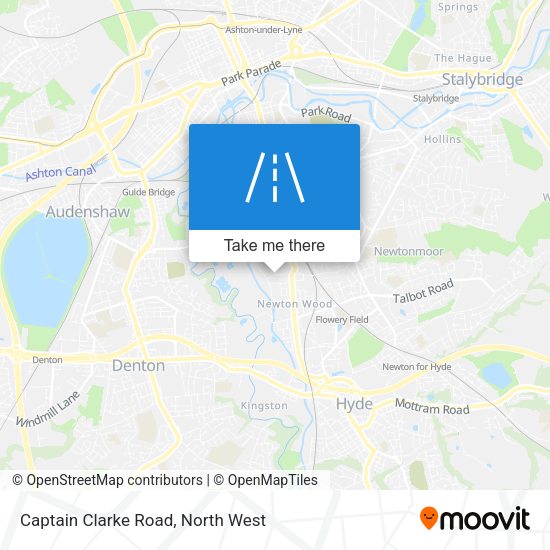 Captain Clarke Road map