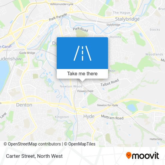 Carter Street map