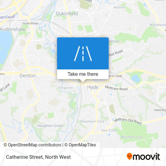 Catherine Street map