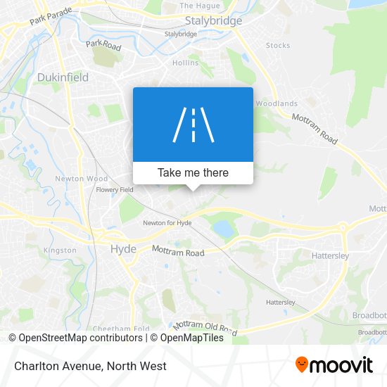 Charlton Avenue map