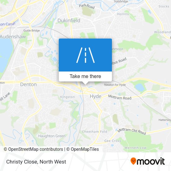 Christy Close map