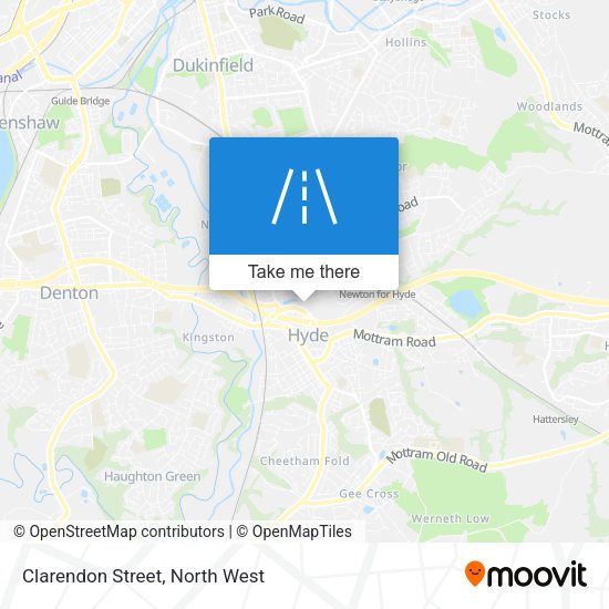 Clarendon Street map