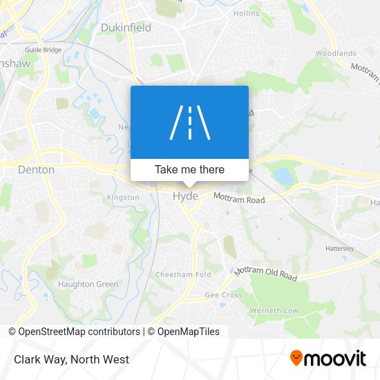 Clark Way map