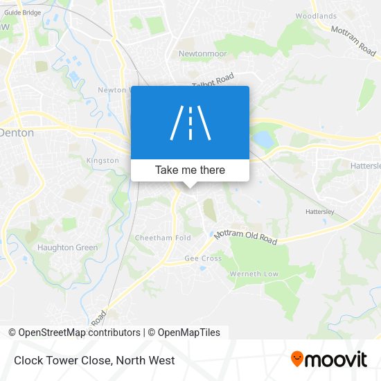 Clock Tower Close map