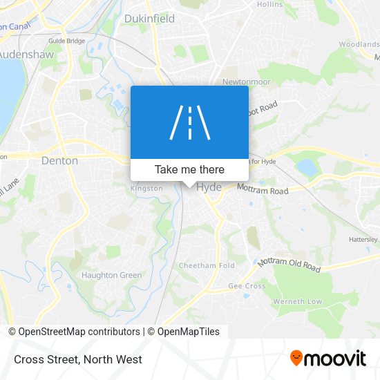 Cross Street map
