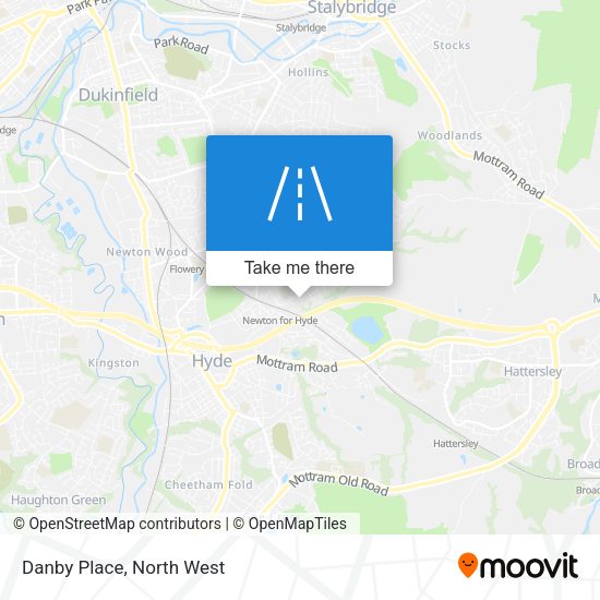 Danby Place map