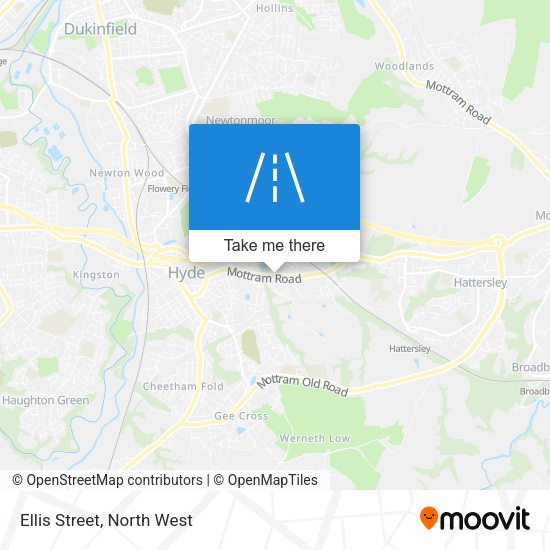 Ellis Street map