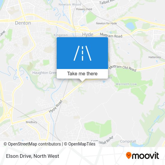 Elson Drive map