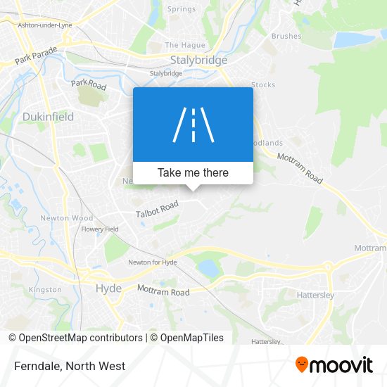 Ferndale map