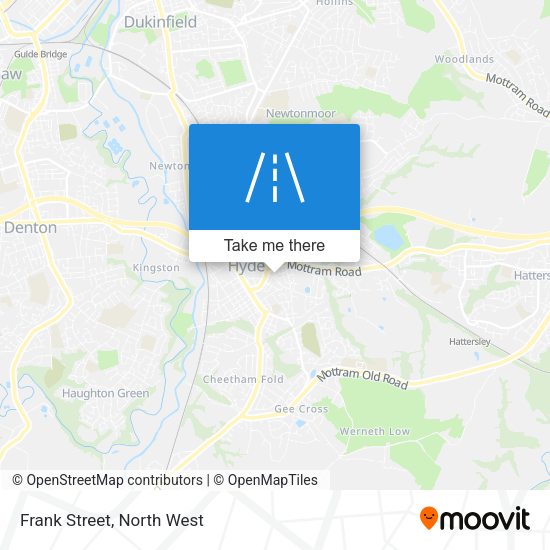 Frank Street map