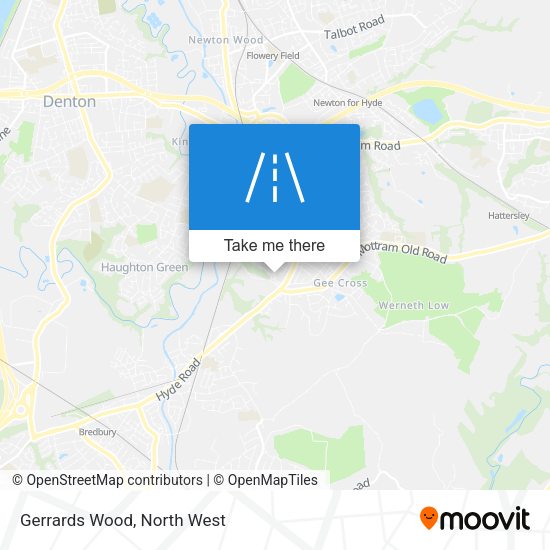 Gerrards Wood map