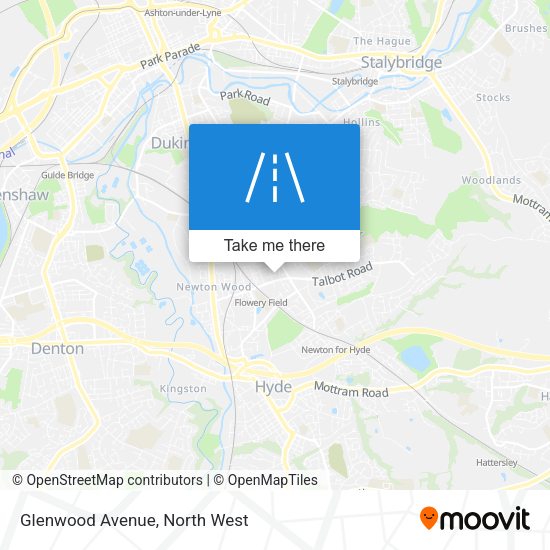 Glenwood Avenue map
