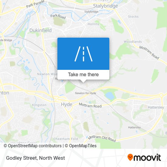 Godley Street map
