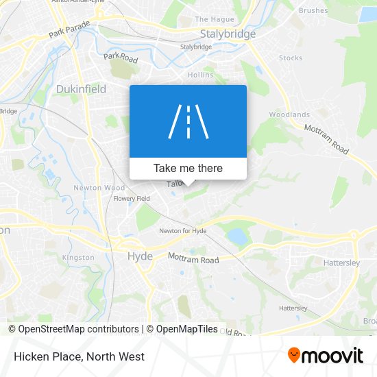 Hicken Place map