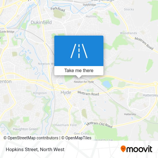 Hopkins Street map