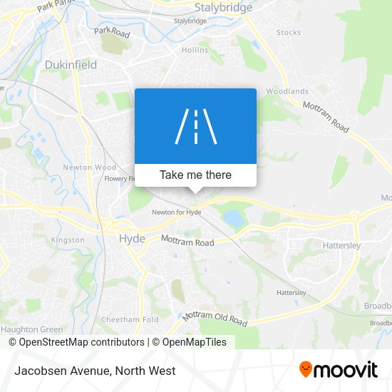 Jacobsen Avenue map