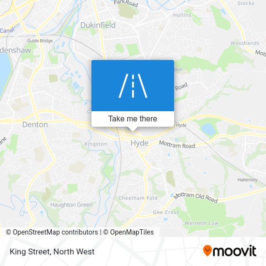 King Street map