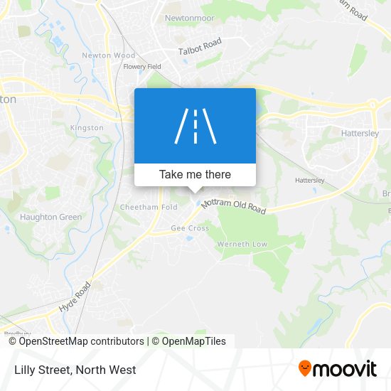 Lilly Street map