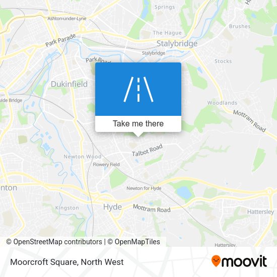 Moorcroft Square map