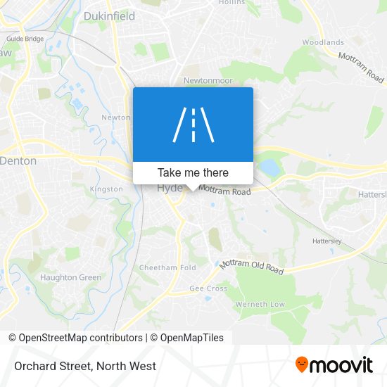 Orchard Street map