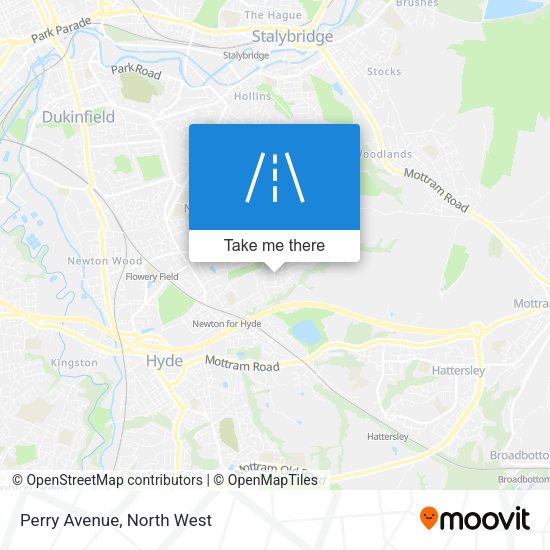 Perry Avenue map
