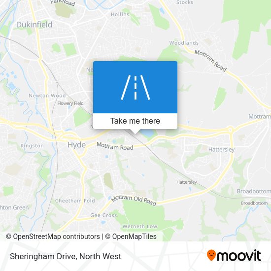 Sheringham Drive map