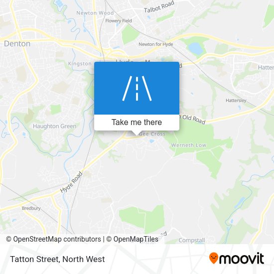 Tatton Street map